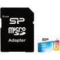 Карта пам'яті Silicon Power 16GB microSD class10 UHS-I Elite COLOR (SP016GBSTHBU1V20SP) - зменшене зображення 1