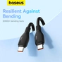 Дата кабель USB-C to USB-C 1.2m 100W black Baseus (P10355702111-00) - зменшене зображення 10