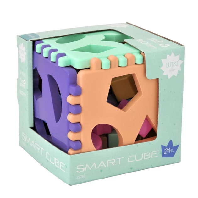 Развивающая игрушка Tigres Smart cube 24 элемента, ELFIKI (39760) - изображение 1