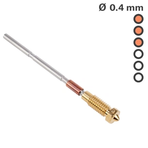 Хотенд (Сопло) Prusa Nozzle brass - 0.4 mm (BRASS - 0.4MM.) зображення 1