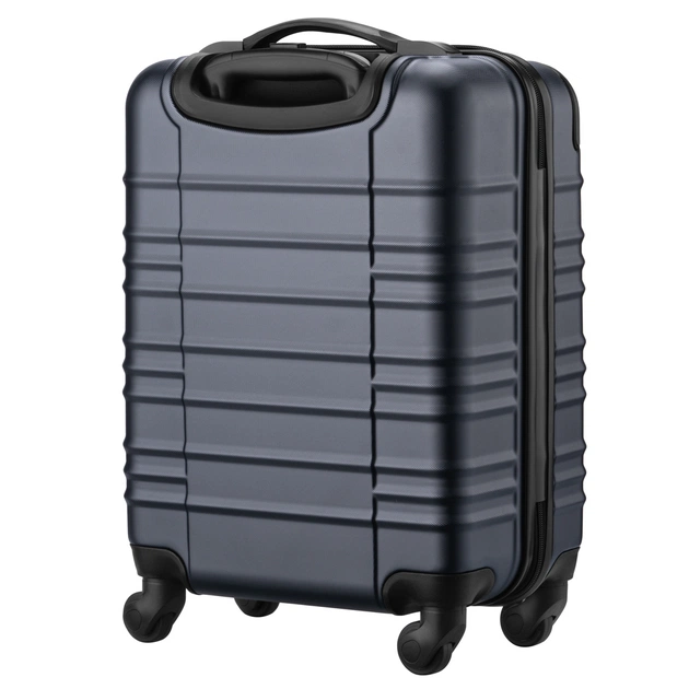 Валіза Wenger Amplar, мала, пластик, 4 колеса, синя (653144) - зображення 3