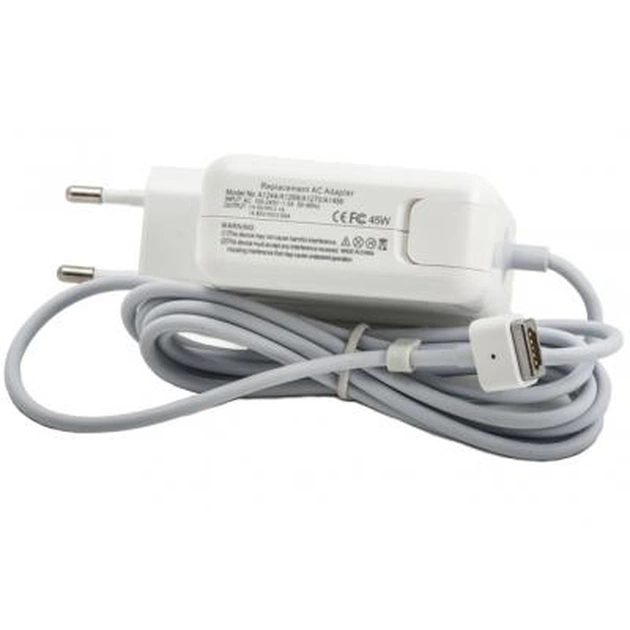 Блок живлення до ноутбуку PowerPlant APPLE 220V, 14.5V 45W 3.1A (Magnet tip) (AP45PMAG) - зображення 1