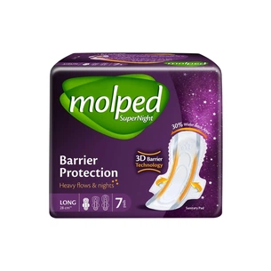 Гігієнічні прокладки Molped SuperNight Long 28 см 7 шт. (8690536806805) зображення 1
