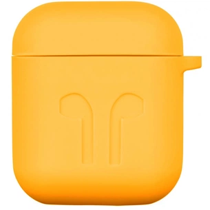 Чохол для навушників 2E для Apple AirPods Pure Color Silicone Imprint 1.5 мм Yellow (2E-AIR-PODS-IBSI-1.5-YW) зображення 1