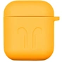 Чохол для навушників 2E для Apple AirPods Pure Color Silicone Imprint 1.5 мм Yellow (2E-AIR-PODS-IBSI-1.5-YW) - зменшене зображення 1
