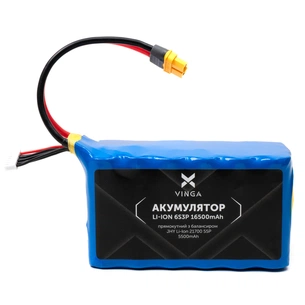 Акумуляторний блок Vinga Li-ion 6S3P 16500mAh з балансувальним дротом (JHY Li-Ion 21700 5500mAh) (V6S3P-16500MAH) зображення 1