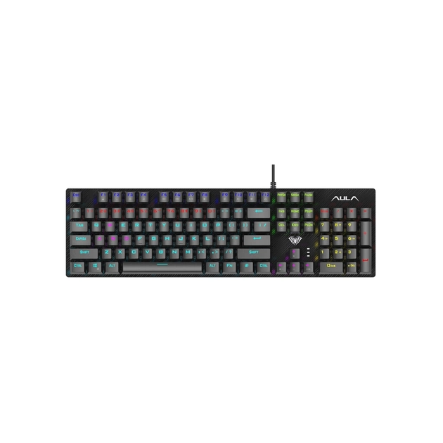 Клавіатура Aula S2022 KRGD Blue Hot-Swap USB UA Black (6948391202235) - зображення 1