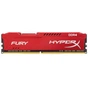 Модуль пам'яті для комп'ютера DDR4 8GB 2400 MHz HyperX Fury RED Kingston Fury (ex.HyperX) (HX424C15FR2/8) - зменшене зображення 1