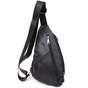 Сумка Vintage Флотар через плече Чорна (20444) - зменшене зображення 2