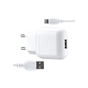 Зарядний пристрій XO L37 2.1A/1USB + cable Lightning White (L37i-WH) - зменшене зображення 5