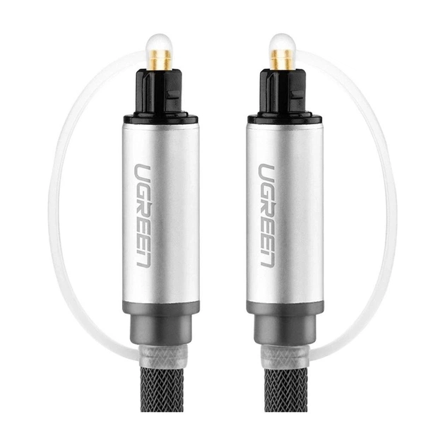 Кабель мультимедійний Optical Toslink 1.5m AV108 black Ugreen (10542) - picture 2