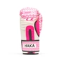 Боксерские перчатки Leone GN329 Haka White/Pink 10 oz (GN329_White/Pink_10oz) - уменьшенное изображение 3