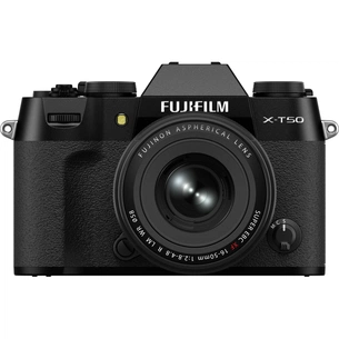 Цифровий фотоапарат Fujifilm X-T50 + XF16-50mmF2.8-4.8 R LM WR Kit Black (16828478) зображення 1
