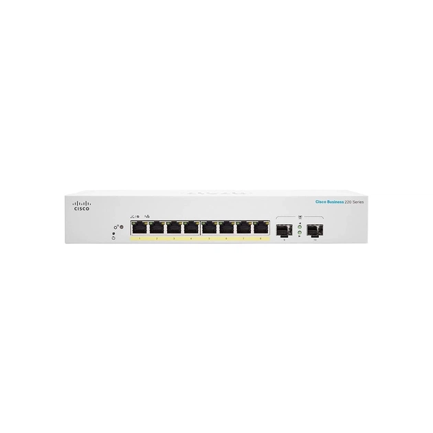 Комутатор мережевий Cisco CBS220-8P-E-2G-EU - зображення 1