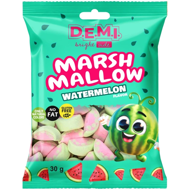 Маршмеллоу Demi Кавун 30 г (de.22408) - зображення 1