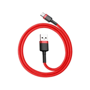 Дата кабель USB 2.0 AM to USB-C 0.5m 3A red Baseus (CATKLF-A09) зображення 1