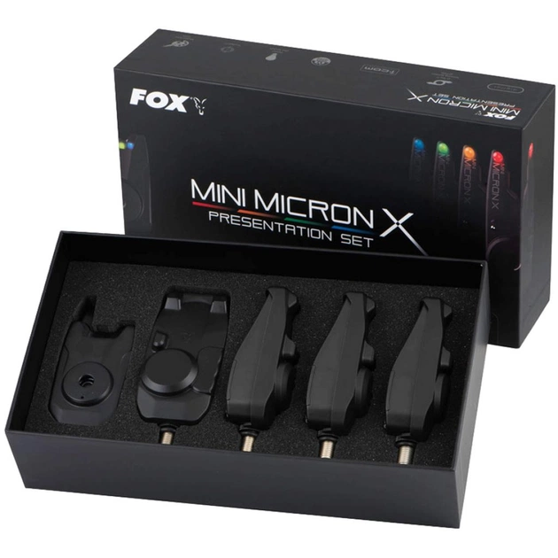 Індикатор клювання Fox International Mini Micron X 4 Rod Set (1579.09.57) - зображення 9