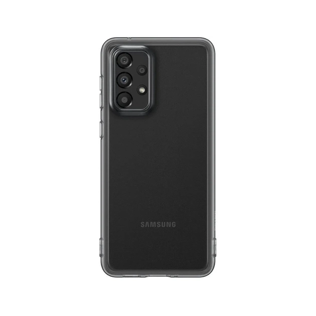 Чохол до мобільного телефона Samsung Soft Clear Cover Samsung Galaxy A33 (A336) Black (EF-QA336TBEGRU) - зображення 1