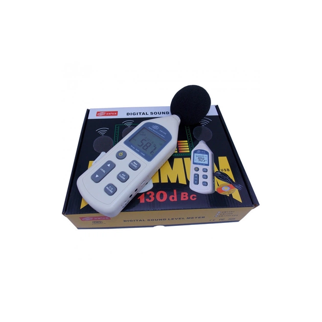 Вимірювач рівня шуму Benetech USB 30-130 дБ (GM1356) - picture 8