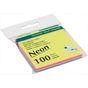 Бумага для заметок Buromax with adhesive layer 76х76мм, 100sheets, NEON colors mix (BM.2312-97) - уменьшенное изображение 2