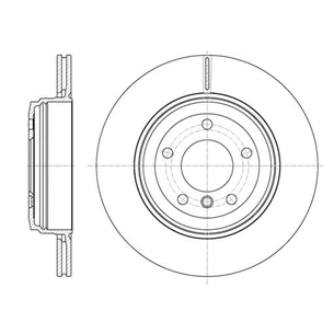Гальмівний диск REMSA 6654.10 зображення 1