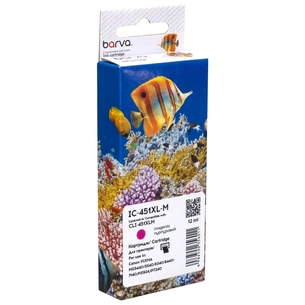 Картридж Barva Canon CLI-451M XL (6474B001) 660 ст, magenta (IC-451XL-M) зображення 1