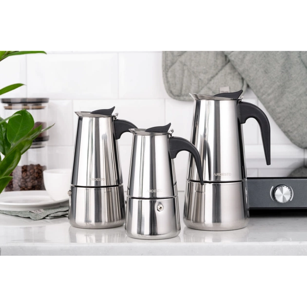 Гейзерна кавоварка Ardesto Gemini Apulia 9 чашок (AR0809SS) - picture 5