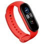 Ремінець до фітнес браслета BeCover Silicone для Xiaomi Mi Smart Band 5 Red (705071) - уменьшенное изображение 1