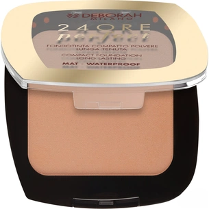 Пудра для обличчя Deborah 24Ore Perfect Compact Foundation Mat Waterproof 04 - Caramel (8009518377354) зображення 1