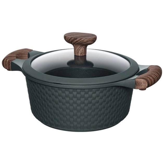 Каструля Resto Ran чорна 20 см 2.4 л (93901) - picture 2