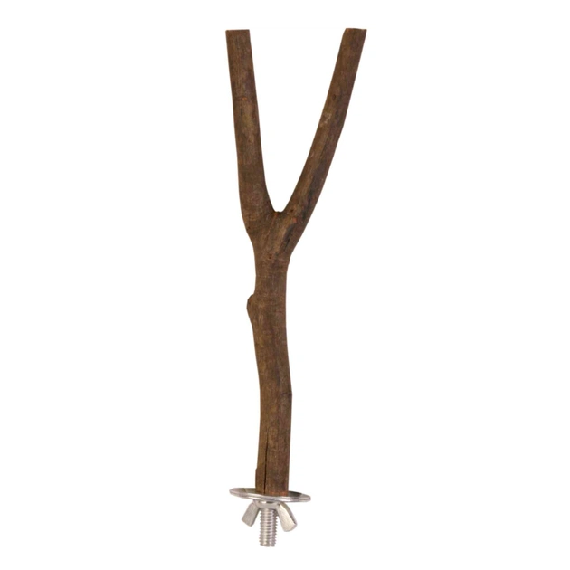 Игрушка для птиц Trixie Natural Living Жердочка Y-образная 20х1.5 см (4011905058764) - изображение 1