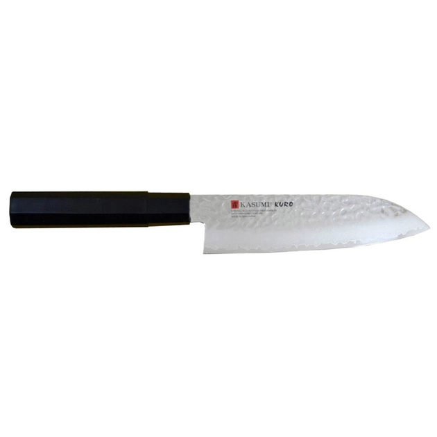 Кухонний ніж Kasumi Kuro Damascus Santoku 165 mm (K-35017) - зображення 1