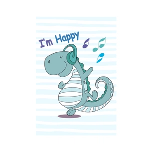 Картина по номерам Rosa KIDS Щасливий Діно 20х30 см (4823098518204) зображення 1