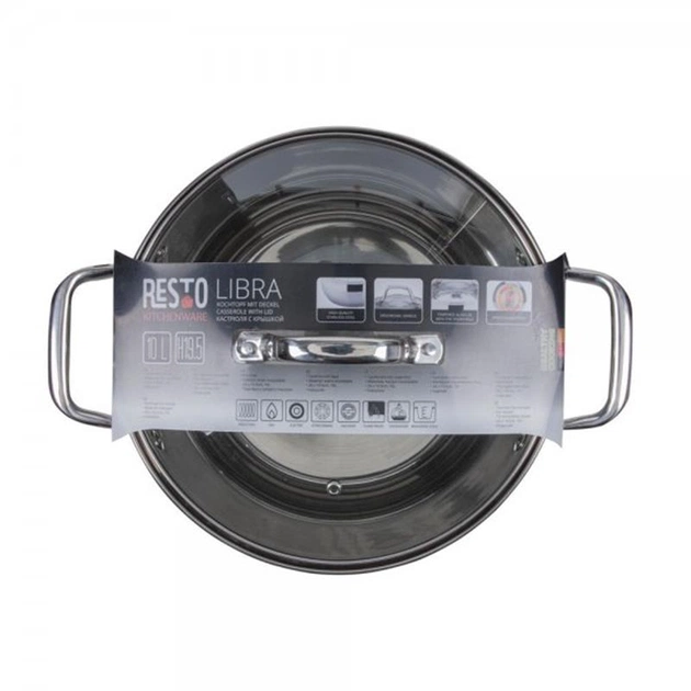 Кастрюля с крышкой Resto Libra 10 л (92007) - изображение 10