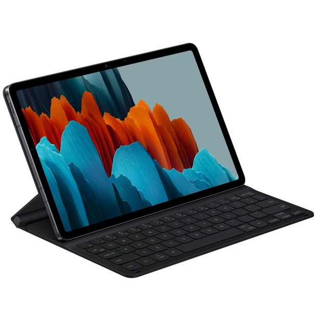 Чохол до планшета Samsung Book Cover Keyboard Slim Galaxy Tab S7 (T875) Black (EF-DT630BBRGRU) - зображення 9