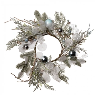 Різдвяний вінок YES! Fun з бірюз.кулями, 45 см (974762) picture 1