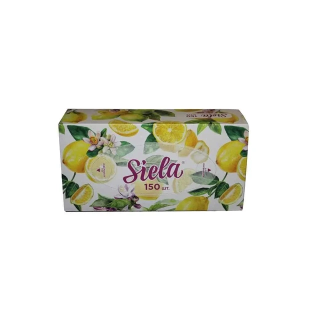Серветки косметичні Siela 2 шари 150 шт. (4820204406783) - picture 1