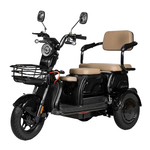 Электроскутер Atlas Elegant Trike 800W Black (4016) - изображение 1