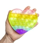 Антистрес Sibelly антистрес Pop It Heart Glow in Dark (SB-PPIT-HRT-GD) - зменшене зображення 6