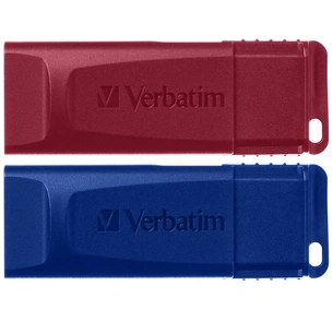 USB флеш накопичувач Verbatim 2x32GB Store'n'Go Slider Red/Blue USB 2.0 (49327) зображення 1