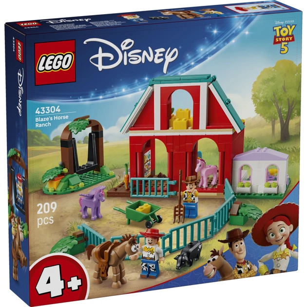 Конструктор LEGO Disney and Pixar Toy Story 5 Кінне ранчо Блейза (43304) - зображення 1