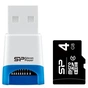 Карта пам'яті Silicon Power 4GB microSDHC class 4 (SP004GBSTH004V81) - зменшене зображення 1