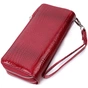 Гаманець ST Leather З лакованої натуральної шкіри Червоний (22692) - зменшене зображення 2