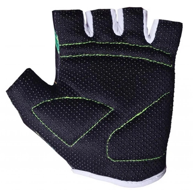 Велорукавиці PowerPlay Children 001 Black Leaves 2XS (001_Black_2XS) - зображення 3