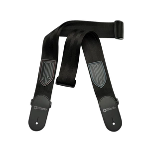 Ремінь для гітари DiMarzio John Petrucci Nylon With Leather Ends (DD3100JPBKRD) зображення 1