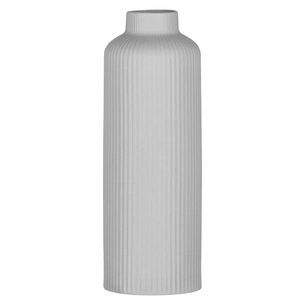 Ваза Ardesto Liguria, 8х22.7см, порцеляна, сірий (AR3803G) зображення 1