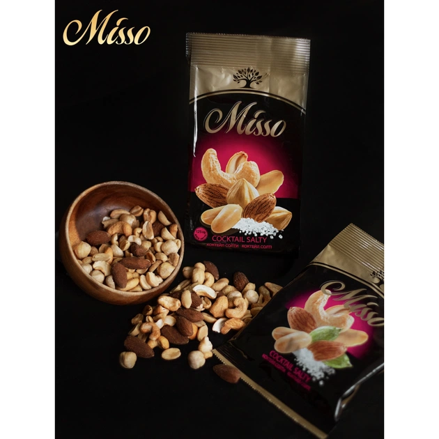 Горіхи Misso Асорті Коктейль Солті 125 г (4820232570104) - зображення 3