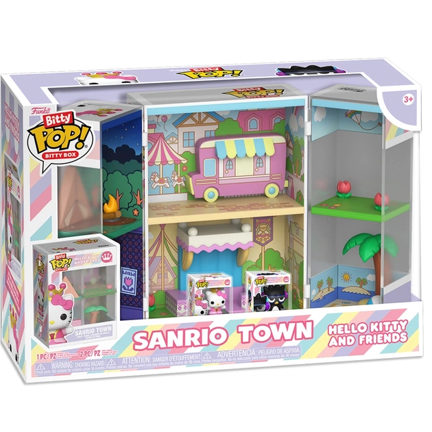 Ігровий набір Funko Pop Bitty POP! Boxes серії Sanrio - Містечко Санріо (93567) - зображення 1