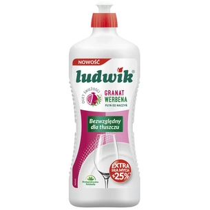 Засіб для ручного миття посуду Ludwik Гранат з вербеною 900 г (5900498028331) зображення 1