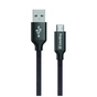 Дата кабель USB 2.0 AM to Micro 5P 1.0m black ColorWay (CW-CBUM002-BK) - зменшене зображення 1
